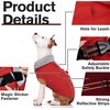 image:imageLelepet Dog Coat Waterproof Dog Jacket Fleece Vest with Adjustable BuckleRed