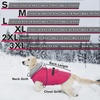 image:imageLelepet Dog Coat Waterproof Dog Jacket Fleece Vest with Adjustable BuckleRose Red