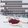 image:imageLelepet Dog Coat Waterproof Dog Jacket Fleece Vest with Adjustable BuckleWine Red