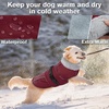 image:imageLelepet Dog Coat Waterproof Dog Jacket Fleece Vest with Adjustable BuckleWine Red