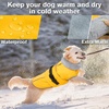 image:imageLelepet Dog Coat Waterproof Dog Jacket Fleece Vest with Adjustable BuckleYellow