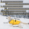 image:imageLelepet Dog Coat Waterproof Dog Jacket Fleece Vest with Adjustable BuckleYellow