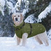 image:imageLelepet Dog Coat for Large Dogs Waterproof Dog Jacket with Harness Built inArmy Green