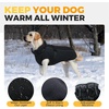 image:imageLelepet Dog Coat for Large Dogs Waterproof Dog Jacket with Harness Built inBlack