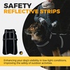 image:imageLelepet Dog Coat for Large Dogs Waterproof Dog Jacket with Harness Built inBlack