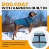 image:imageLelepet Dog Coat for Large Dogs Waterproof Dog Jacket with Harness Built inBlue