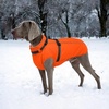 image:imageLelepet Dog Coat for Large Dogs Waterproof Dog Jacket with Harness Built inOrange
