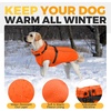 image:imageLelepet Dog Coat for Large Dogs Waterproof Dog Jacket with Harness Built inOrange