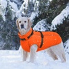 image:imageLelepet Dog Coat for Large Dogs Waterproof Dog Jacket with Harness Built inOrange