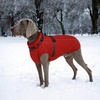 image:imageLelepet Dog Coat for Large Dogs Waterproof Dog Jacket with Harness Built inRed