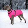 image:imageLelepet Dog Coat for Large Dogs Waterproof Dog Jacket with Harness Built inRose Red