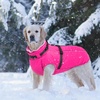 image:imageLelepet Dog Coat for Large Dogs Waterproof Dog Jacket with Harness Built inRose Red