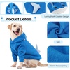 image:imageLelepet Dog Costume Shark Warm Fleece Dog Halloween Hoodie Pink MBlue