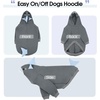 image:imageLelepet Dog Costume Shark Warm Fleece Dog Halloween Hoodie Pink MGrey
