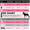 image:imageLelepet Dog Diapers Female Washable Reusable Dog in Heat Diaper L YellowPink