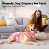 image:imageLelepet Dog Diapers Female Washable Reusable Dog in Heat Diaper L YellowPink