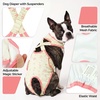 image:imageLelepet Dog Diapers Female Washable Reusable Dog in Heat Diaper L YellowYellow