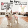 image:imageLelepet Dog Diapers Female Washable Reusable Dog in Heat Diaper L YellowYellow