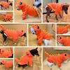 image:imageLelepet Dog Dinosaur Costume Large Dog Halloween Costume Warm Fleece HoodieOrange