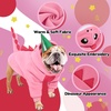 image:imageLelepet Dog Dinosaur Costume Large Dog Halloween Costume Warm Fleece HoodiePink