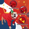 image:imageLelepet Dog Dinosaur Costume Large Dog Halloween Costume Warm Fleece HoodieRed