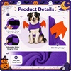 image:imageLelepet Dog Halloween Costume Bat Wing Halloween Pet Costume Black SPurple