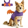image:imageLelepet Dog Halloween Costume Bat Wing Halloween Pet Costume Black SPurple