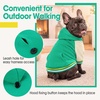 image:imageLelepet Dog Hoodie Warm Fleece Dog Sweater for Small Medium Large Dogs XXLGreen