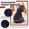 image:imageLelepet Dog Hoodie Warm Fleece Dog Sweater for Small Medium Large Dogs XXLNavy Blue