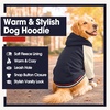 image:imageLelepet Dog Hoodie Warm Fleece Dog Sweater for Small Medium Large Dogs XXLNavy Blue