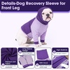 image:imageLelepet Dog Neck Surgery Recovery Suit Dog Front Leg Protector Blue 3XLPurple