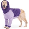 image:imageLelepet Dog Neck Surgery Recovery Suit Dog Front Leg Protector Blue 3XLPurple