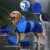 image:imageLelepet Dog RaincoatReflective Dog Rain Jacket with HoodLeash HoleS3XLBlue