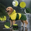 image:imageLelepet Dog RaincoatReflective Dog Rain Jacket with HoodLeash HoleS3XLGreen