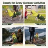 image:imageLelepet Dog RaincoatReflective Dog Rain Jacket with HoodLeash HoleS3XLGreen