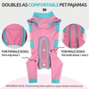 image:imageLelepet Dog Recovery Suit SpayNeuter Surgery Onesie for Dogs Pink XLPink