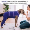 image:imageLelepet Dog Recovery Suit SpayNeuter Surgery Onesie for Dogs Pink XLPurple