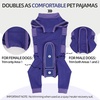 image:imageLelepet Dog Recovery Suit SpayNeuter Surgery Onesie for Dogs Pink XLPurple