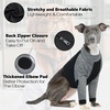 image:imageLelepet Dog Recovery Suit for Front Legs Dog Sleeve to Stop Licking Black LBlack