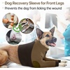 image:imageLelepet Dog Recovery Suit for Front Legs Dog Sleeve to Stop Licking Black LBrown