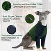image:imageLelepet Dog Recovery Suit for Front Legs Dog Sleeve to Stop Licking Black LGreen