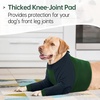 image:imageLelepet Dog Recovery Suit for Front Legs Dog Sleeve to Stop Licking Black LGreen