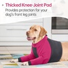 image:imageLelepet Dog Recovery Suit for Front Legs Dog Sleeve to Stop Licking Black LRose Red