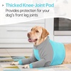 image:imageLelepet Dog Recovery Suit for Front Legs Dog Sleeve to Stop Licking Black LSky Blue