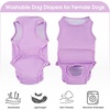 image:imageLelepet Dog Reusable Diapers Female for in Heat Incontinence Purple LPurple