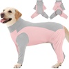 image:imageLelepet Dog Suit for Surgery Recovery Full Body Anti Licking Dog OnesiePink