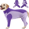 image:imageLelepet Dog Suit for Surgery Recovery Full Body Anti Licking Dog OnesiePurple