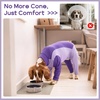 image:imageLelepet Dog Suit for Surgery Recovery Full Body Anti Licking Dog OnesiePurple