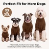 image:imageLelepet Dog Sweater for Medium Dogs Turtleneck Cable Knit Fall Sweatshirt MCoffee Brown