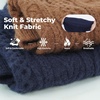 image:imageLelepet Dog Sweater for Medium Dogs Turtleneck Cable Knit Fall Sweatshirt MNavy Blue